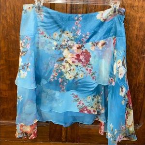 I•C•E Floral skirt knee length.